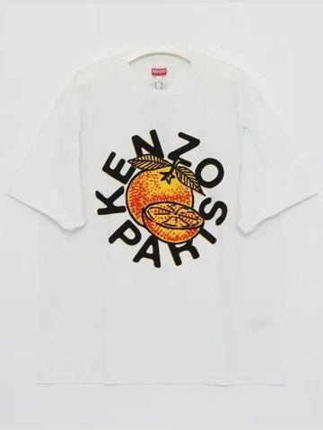 Orange Classic Short Sleeve Men s T Shirt 5TS279 4SG 02 1039837 - KENZO - BALAAN 1