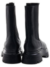 Bedford slick lace up bootie shoes BEDFORD BOOTIE BLACK - STUART WEITZMAN - BALAAN 4
