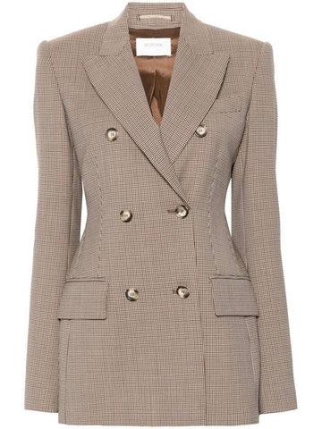 Sportmax Houndstooth Ocroma Tailored Jacket Clothing - MAX MARA SPORTMAX - BALAAN 1