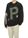 Pull Logo All Over Knit Top Black - A.P.C. - BALAAN 5