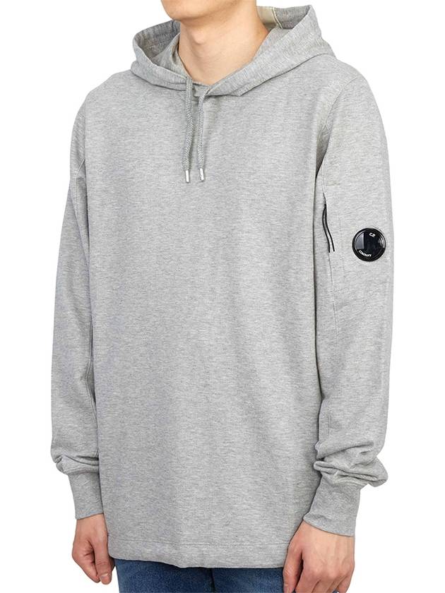 Lightweight Cotton Hoodie Grey - CP COMPANY - BALAAN 3