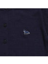 Baby Fox Patch Regular Cardigan Blue - MAISON KITSUNE - BALAAN 4