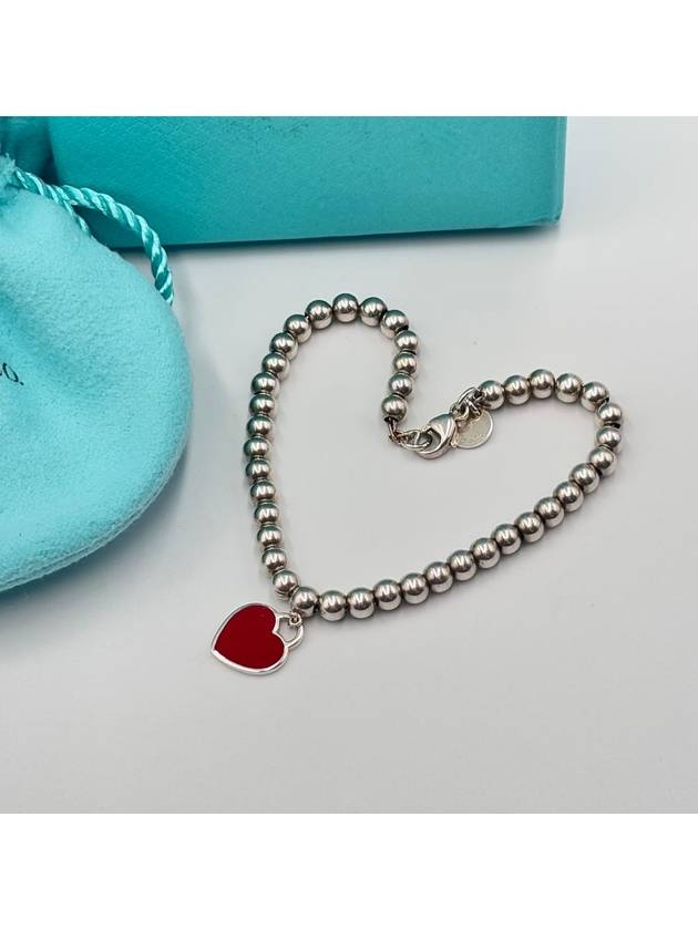 Return to Heart Red Bracelet - TIFFANY & CO. - BALAAN 3