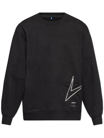 Ader Error Sweatshirt With Logo, Unisex, Black - ADER ERROR - BALAAN 1