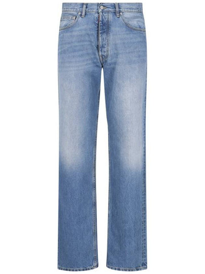 Back Stitch 5 Pocket Straight Jeans Medium Wash - MAISON MARGIELA - BALAAN 2