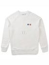 Grey Fox Head Patch Classic Sweatshirt White - MAISON KITSUNE - BALAAN 2