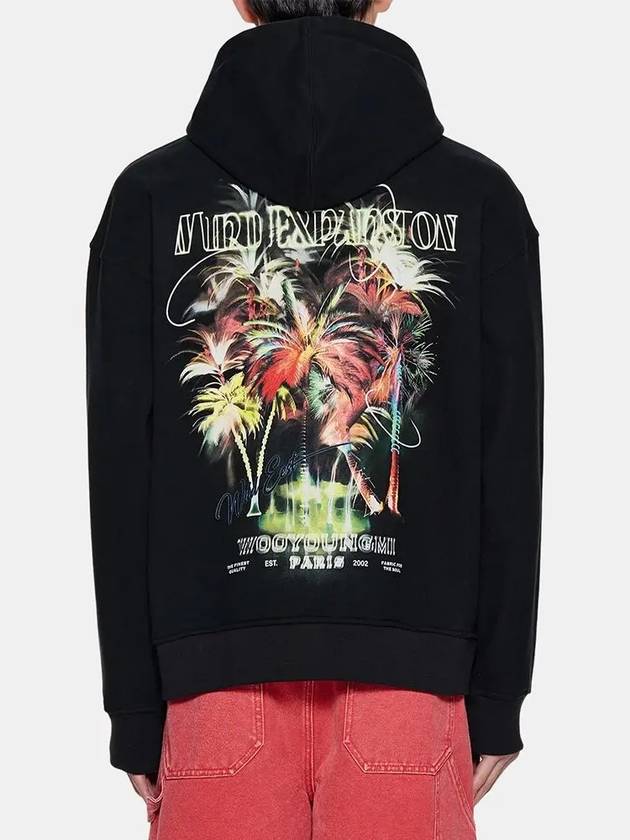 Palm Tree Hoodie Black - WOOYOUNGMI - BALAAN 3