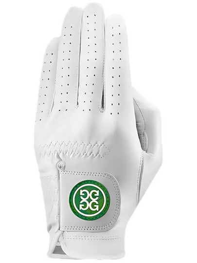 Men s White Essential Camo Patch Left Hand Golf Glove Green G4MS22G62 CLV - G/FORE - BALAAN 2