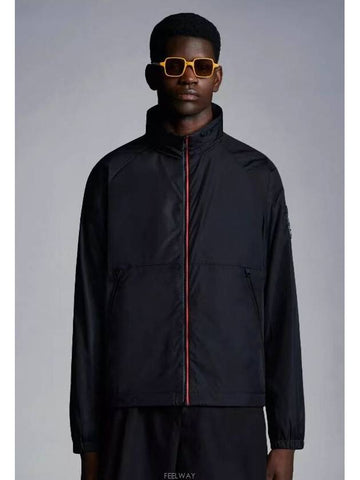 OCTAVO Windbreaker Jacket Black - MONCLER - BALAAN 1