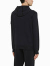 Wappen Patch Cotton Fleece Hoodie Navy - STONE ISLAND - BALAAN 3