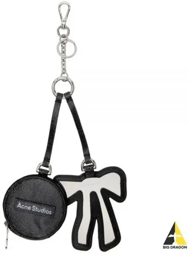 Mirror Bow Coin Purse Black - ACNE STUDIOS - BALAAN 2