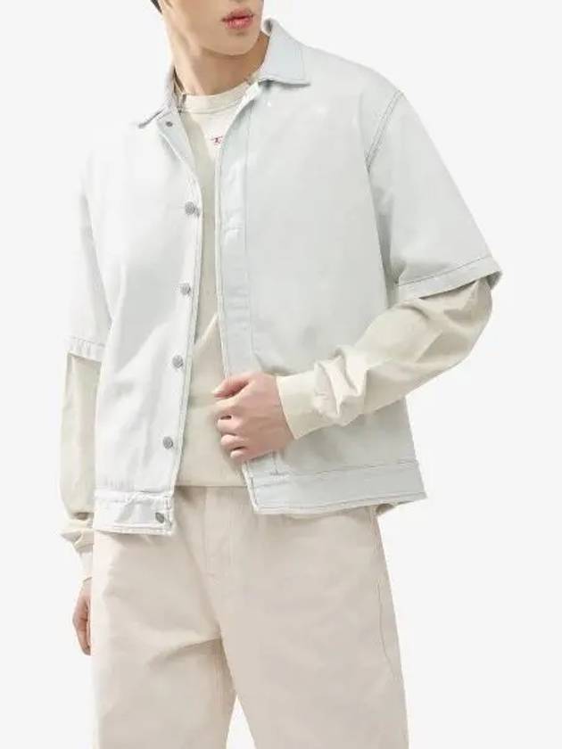 Lightweight Denim Half Shirt Light Blue - MAISON MARGIELA - BALAAN 2