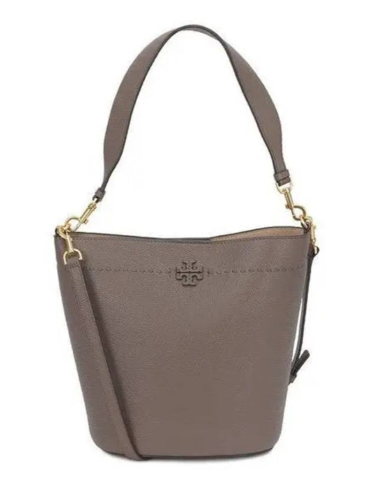 McGraw Logo Bucket Bag Gray - TORY BURCH - BALAAN 2