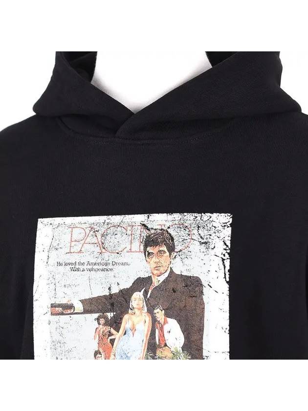Men s Al Pacino Printed Hoodie Black NOM18258 - IH NOM UH NIT - BALAAN 7