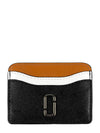 The Snapshot Color Block Leather Card Wallet Black - MARC JACOBS - BALAAN 2