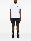 Pique Stretch Cotton Short Sleeve Polo Shirt White - STONE ISLAND - BALAAN 5