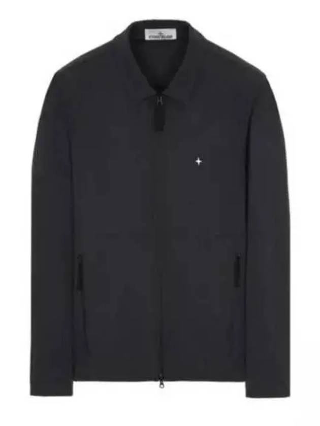 Stellina Embroidered Shirt Jacket Black - STONE ISLAND - BALAAN 2