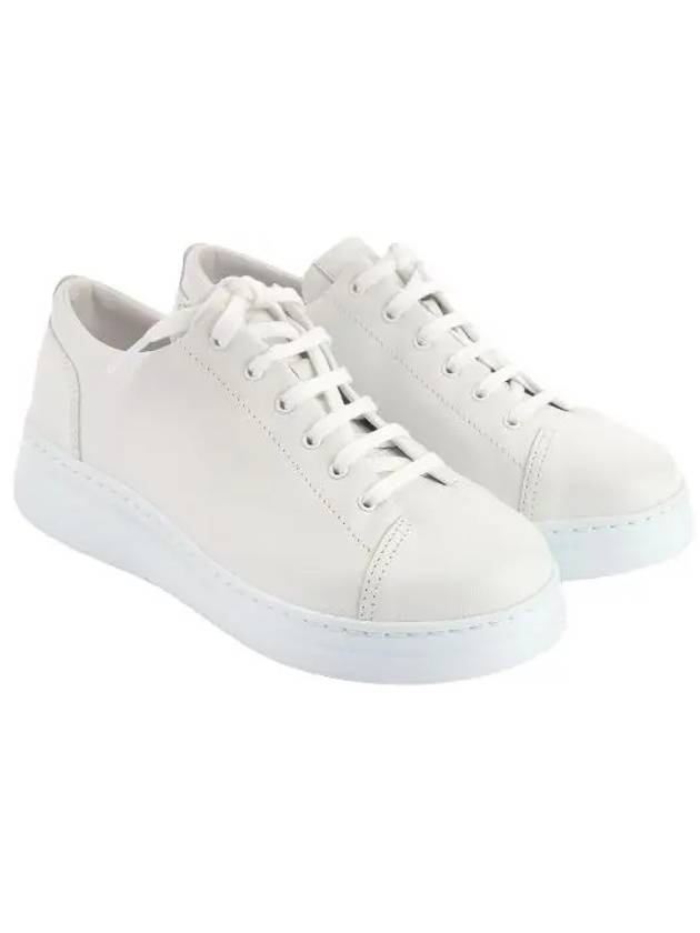 Runner Up Leather Low Top Sneakers White - CAMPER - BALAAN.