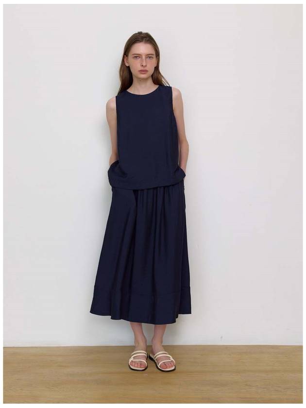 Mildi full A line skirt navy - KILHOUETTE - BALAAN 4