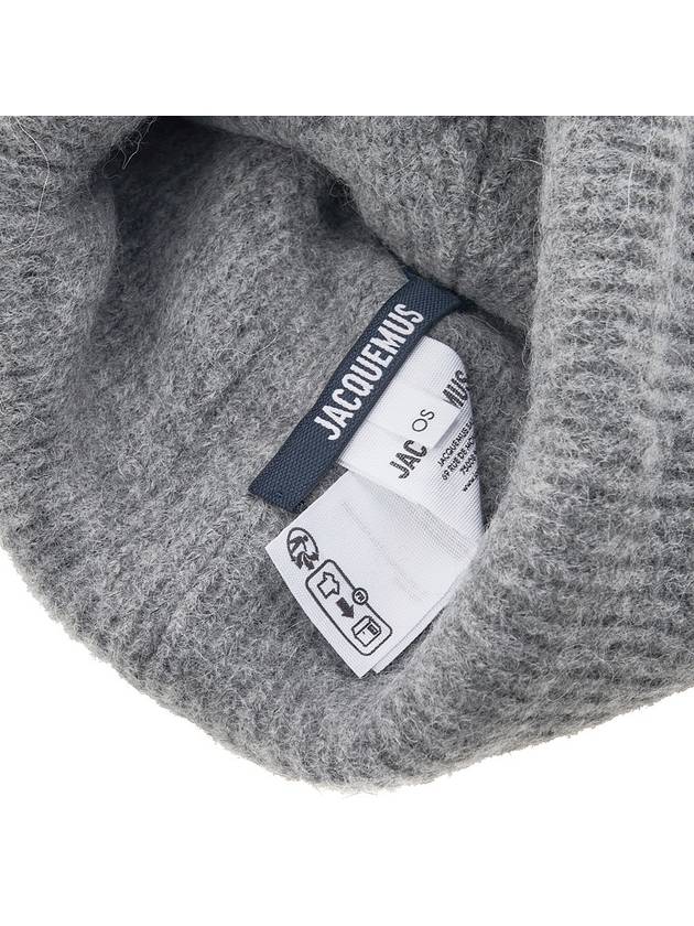 The Gros Grain Beanie Grey - JACQUEMUS - BALAAN 10