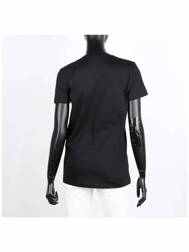 Logo Patch Jersey Cotton Short Sleeve T-Shirt Black - MONCLER - BALAAN 5