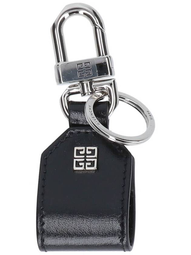 4G logo leather key holder black - GIVENCHY - BALAAN 3