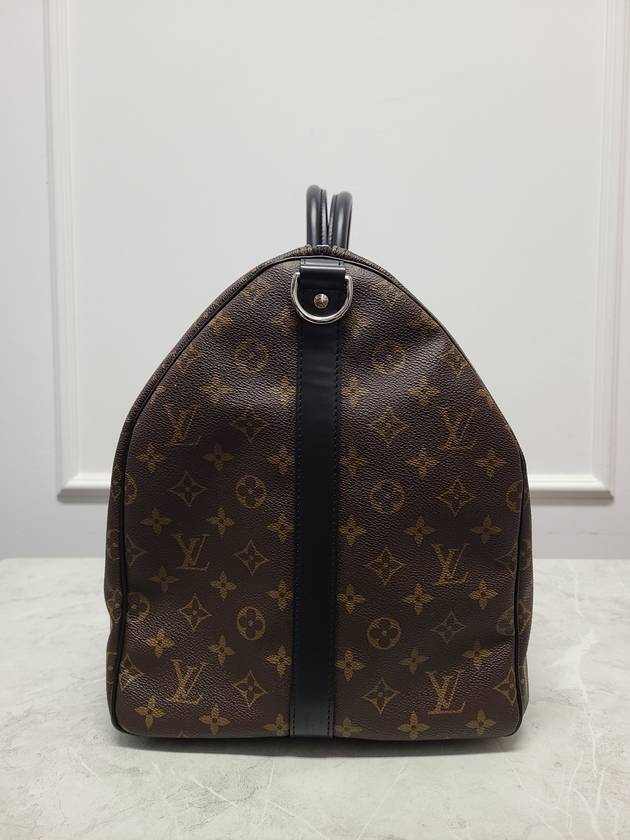 Monogram Macassar Bandouli re Keepall 55 - LOUIS VUITTON - BALAAN 4