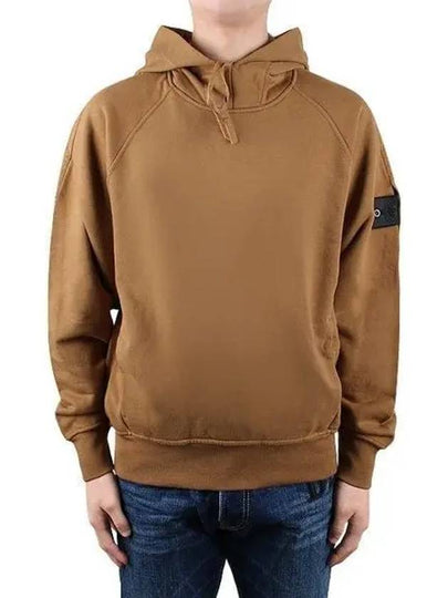 Shadow Project Embroidery Cotton Fleece Hoodie Brown - STONE ISLAND - BALAAN 2