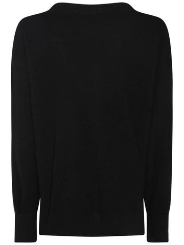 Malo Black Wool Knitwear - MALO - BALAAN 1