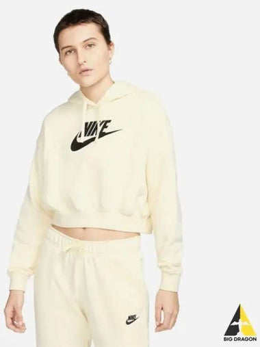 Women s Sportswear Club Fleece Oversized Cropped Graphic Hoodie 113 - NIKE - BALAAN 1