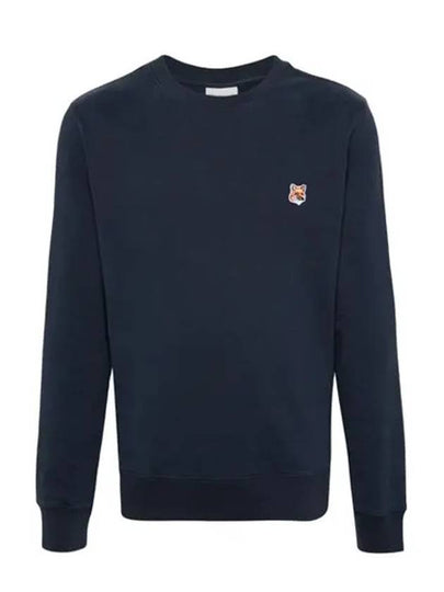 Fox Head Patch Regular Sweatshirt Midnight Blue - MAISON KITSUNE - BALAAN 2