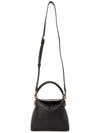 Women's T Case Leather Micro Messenger Bag Black - TOD'S - BALAAN 8