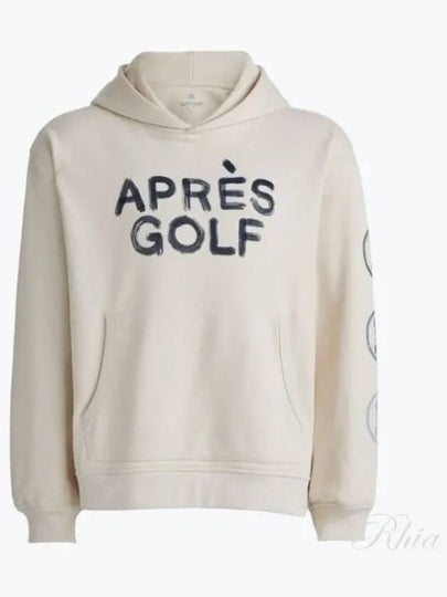 Après Golf Unisex Oversized French Terry Hoodie Beige - G/FORE - BALAAN 2