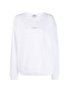 Reverse Logo Sweatshirt Optic White - ACNE STUDIOS - BALAAN 1