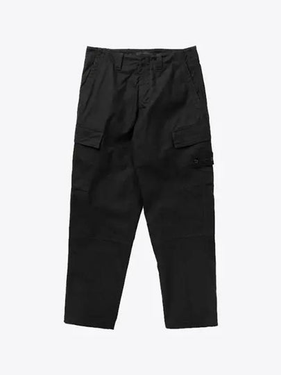 Ghost Piece O Ventile Cargo Straight Pants Black - STONE ISLAND - BALAAN 2