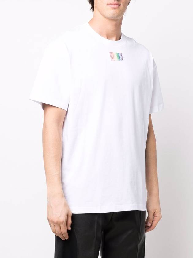 VETEMENTS - Rainbow Barcode Short Sleeve T-Shirt WhiteVL12TR440W WHITE -  BALAAN