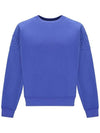 City Print Crew Neck Cotton Jersey Sweatshirt Blue - GUCCI - BALAAN 1