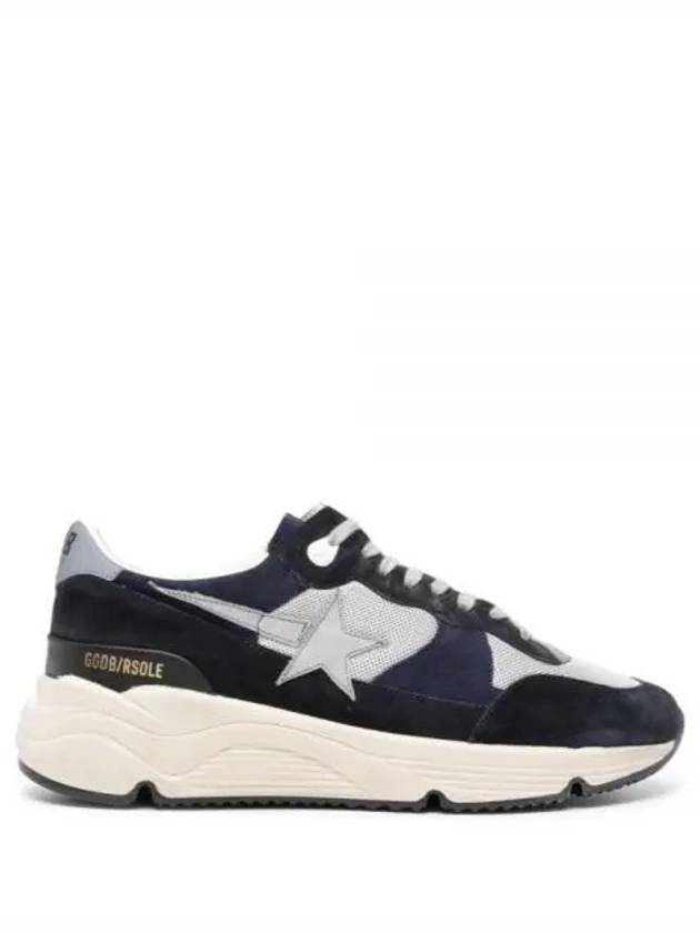 Star Running Sole Suede Low Top Sneakers Grey Navy - GOLDEN GOOSE - BALAAN 2