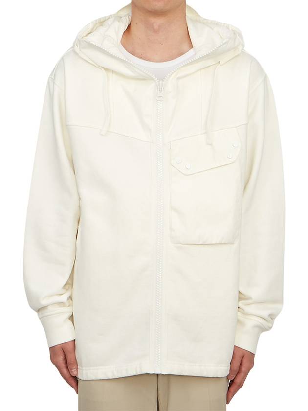 Men's Brushed Hood Zip-up 23CTCUF02165 A06455 101 - TEN C - BALAAN 3