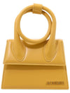 Le Chiquito Noeud Coiled Tote Bag Dark Yellow - JACQUEMUS - BALAAN 1