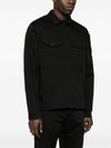 Two-pocket Overshirt Zip-up Jacket Black - STONE ISLAND - BALAAN 5