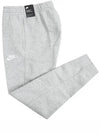 Sportswear Club Fleece Jogger Track Pants Grey - NIKE - BALAAN 3