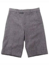 Cashmere Blend Shorts Light Grey - GUCCI - BALAAN 2