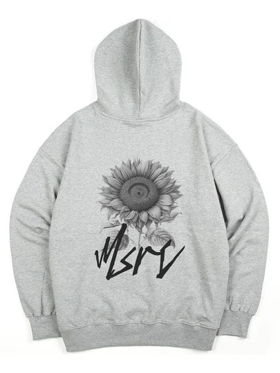 Sunflower Hoodie Ash Grey Grey - MONSTER REPUBLIC - BALAAN 2