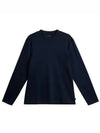 Ace Mock Neck Long Sleeve T-Shirt Navy - J.LINDEBERG - BALAAN 2