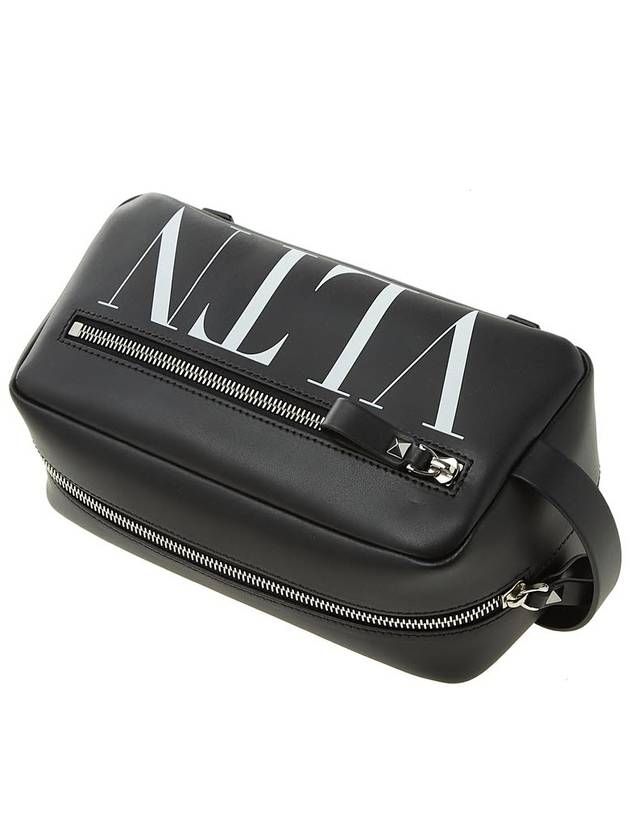 Wash Medium Pouch Bag Black - VALENTINO - BALAAN 5