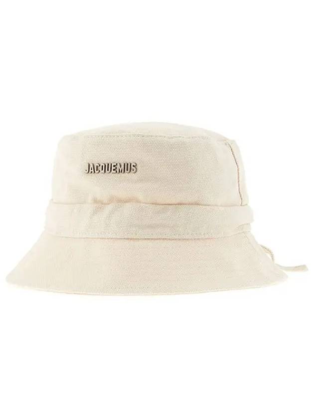 Le bob Gadjo Bucket Hat Offwhite - JACQUEMUS - BALAAN 3