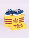 Adidas GG platform sandals blue - GUCCI - BALAAN 7