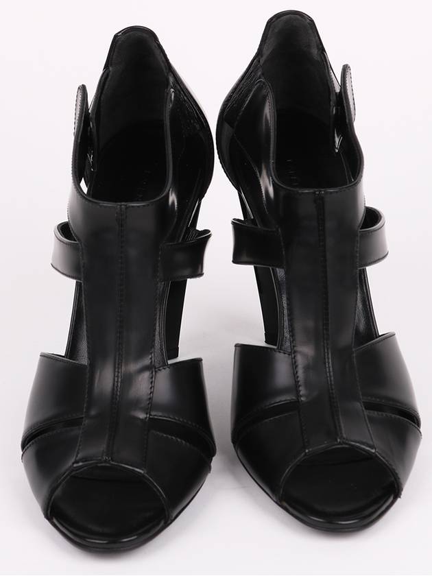 Open toe black women s high heels - BALENCIAGA - BALAAN 3