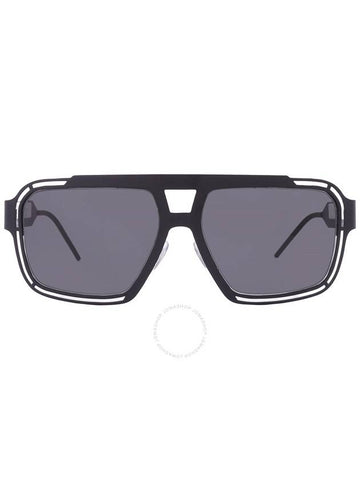 Dolce and Gabbana Dark Grey Navigator Men's Sunglasses DG2270 327687 57 - DOLCE&GABBANA - BALAAN 1